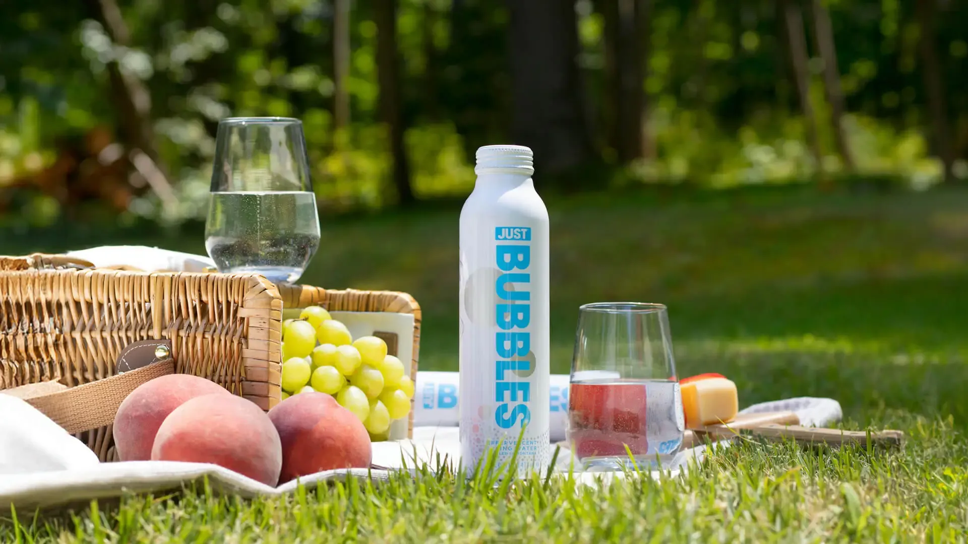 Just Bubbles in picnic setting